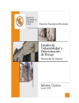 Estudio de vulnerabilidad y determinacin de riesgo: Distrito La Victoria - Informe tcnico 2003.