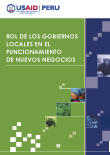 Rol de los gobiernos locales en el funcionamiento de nuevos negocios.